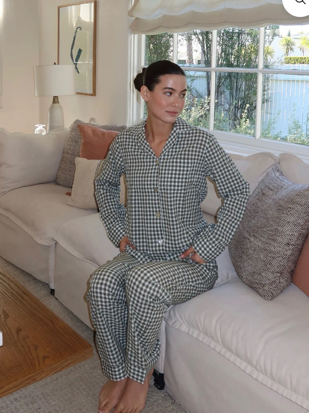 Papinelle Seersucker Gingham Pj Set